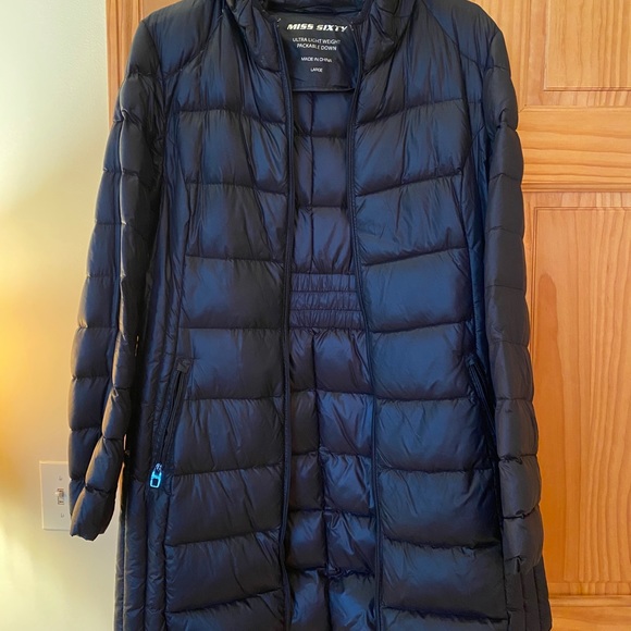 miss sixty packable down jacket